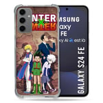 Cokitec Coque Renforcée pour Samsung Galaxy S24 FE Manga Hunter X Hunter Vintage