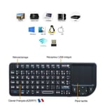 Rii Mini Keyboard K01X1 Wireless (AZERTY) 2,4 GHz med pekplatta för PC, PAD, XBox 360, PS3, TV-box Google Android, HTPC, IPTV b20769