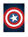 Marvel Comics Avengers Assemble (Captain America Shield) 60 x 80 cm Toile Imprimée