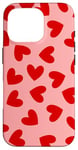 Coque pour iPhone 16 Pro maneater coeur amour valentines rouge rose mignon rétro girly y2k