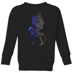 Fantastic Beasts Tribal Thestral Kids' Sweatshirt - Black - 5-6 ans - Noir