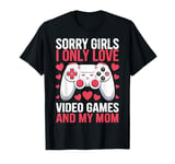 Valentine's Day Shirts Video Games Heart Valentines Day Kids T-Shirt