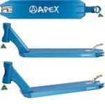 Apex Pro Stunt-Scooter Deck (Planche) 600 (51cm) Bleu