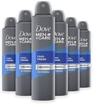 New Dove Cool Fresh Anti Perspirant Deodorant Aerosol For Men 250 Ml Pack Of 6