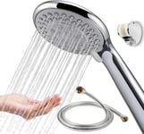 Chrome Shower Head And Hose Set Replacement For Grohe Mira Triton Aqualisa NEW