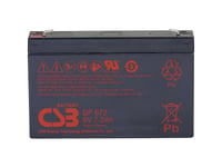 Csb Battery Gp 672 Standby Ups Gp672f1 Blybatteri 6 V 7,2 Ah Blyfilt (B X H X D) 151 X 101 X 34 Mm Platt Kontakt 4,8 Mm, Platt Kontakt 6,35 Mm Underhållsfritt, Lågt