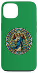 iPhone 13 Stained Glass Saint Archangel Raphael Case