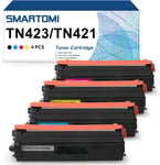 Tn423 Remplacement Cartouches De Toner Compatibles Pour Brother Tn423 Tn-423 Tn421 Pour Brother Hl-L8260Cdw Hl-L8360Cdw Dcp-L8410Cdn Dcp-L8410Cdw Mfc-L8690Cdw Mfc-L8900Cdw (4 Pack)