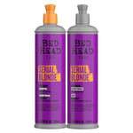 TIGI BED HEAD Kit Serial blonde Restoring shampoo + conditioner 400mlx2