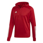 Adidas Con20 Tk Hood Sweatshirt - Team Power Red/White, 4X-Large/Large