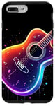 Coque pour iPhone 7 Plus/8 Plus Guitariste Battement De Coeur Musicien Guitariste Guitare