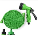 25ft-150ft Expandable Flexible Heavy Duty Garden Magic Hose Pipe Car Spray Gun