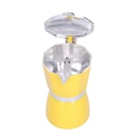 (Yellow)300ML Coffee Pot Moka Maker Coffee New Ffee Kettle For Gas Stove