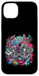 Coque pour iPhone 14 Plus Cool Urban Hip Hop Rock Musique streetwear graffiti DJ graphique