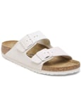 Birkenstock Women&apos;s Arizona Suede Sandals LEVE - Antique White (Narrow Fit) Colour: Antique White, Size: UK 6.5 (W)