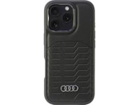 Audi Audi Synthetic Leather Magsafe Iphone 16 Pro 6.3" Czarny/Black Hardcase Au-Tpupcmip16p-Gt/D3-Bk