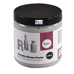 Rayher 34329000 Béton créatif, en pâte, gris, 1 pot, 250ml, effet béton pour surfaces diverses, arts créatifs