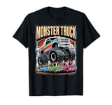 Monster Truck Crushing Cars Tee for Monster Truck Lovers T-Shirt