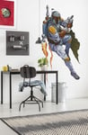 Komar Star Wars Papier peint photo non tissé autocollant et contours découpés de Star Wars XXL Boba Fett – Dimensions : 127 x 200 cm – Sticker mural, chambre d'enfant, chambre d'adolescent