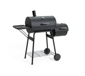 RAC Argos Home Drum Charcoal BBQ with Smoker