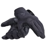 Dainese - Argon Gloves, Knit Fabric Motorbike Gloves with Knuckle Protectors, Tear Closure, Touch Screen Compatibility, Men's Motorcycle Gloves XS, Black