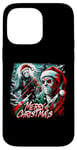 iPhone 14 Pro Max Merry Christmas Festive Slasher Candy Cane Menace Case