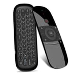 W1 2,4g Air Mouse Trådlöst tangentbord Fjärrkontroll Infraröd Fjärrinlärning 6-axlig Motion Sense W/ USB -mottagare För Smart Tv Android Tv Box null none