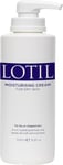 Lotil Moisturising Cream Pump Dispenser, 500 ml