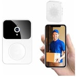 Ikodm - Sonnette Sans Fil Connectée Avec Caméra De Surveillance - Wifi Smart Camera - Enregistrement Vidéo - Sonnette Porte (Type-C) - Plusieurs