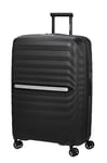 Samsonite Neo Flux - Spinner L, Valise Extensible, 75 cm, 109/121 L, Noir (Noir)