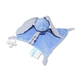 BABY NAT' - Grande Peluche Lapin Bleu - 50 cm - Douce et Confortable pour Bébé - Collection Mystère - Idée Cadeau de Naissance - Convient Dès La Naissance et Lavable À 30° - BN0619