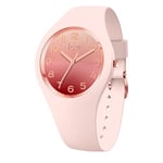 ICE-WATCH - Ice Horizon Nude - Montre Rose pour Femme avec Bracelet en Silicone - 021361 (Small)