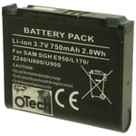 Mobiltelefonbatteri till SAMSUNG SGH-L810V STEEL