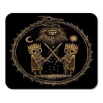 War of Kings Two Skeleton Warring Sword Against God Home School Game Player Computer Worker MouseMat Mouse Padch