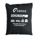 1Above 1000g Reusable, Microwaveable Car Interior Dehumidifier Bag - to Prevent Damp, Moisture, and Condensation- Ideal for Car, Boat, Caravan and Home