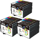 Remplacer Pour Epson 29 29Xl Cartouches D'Encre With Epson Expression Home Xp-255 Xp-245 Xp-247 Xp-235 Xp-352 Xp-332 Xp-442 Xp-342 Xp-257 Xp-355 Xp-452 Xp-455 Xp-345 Xp-445 Xp-335 [DYJ071444]