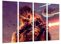 Cuadros Camara Tableau moderne Photographique Personnage Film, Han Solo : une histoire de Star Wars, Chewbacca, 131 x 62 cm, Réf. 27240