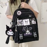 Sanrio Väska Student Skolväska Ryggsäck Stor kapacitet Anime Hellokitty Cinnamoroll Kuromi Melody Kawaii Vattentät - Perfekt