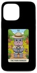 iPhone 13 Pro Max Baby Pgymy Hippo Tarot Card The Park Ranger Hippopotamus Case