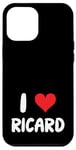 Coque pour iPhone 12 Pro Max I Love Ricard - Cœur