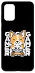 Coque pour Galaxy S20+ Kawaii Gamer Cute Anime Dog Corgi Jouant aux Jeux Vidéo