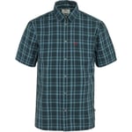 Fjällräven Mens Övik Lite Shirt S/S (Blå (DARK NAVY-DAWN BLUE/555-543) Medium)