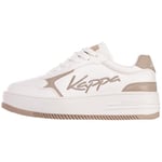 Kappa Mixte Code Style : 243417 Jaboah pour Femme Basket, Blanc Taupe, 42 EU