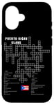 iPhone 16 Puerto Rican Slang Crossword Puzzle Fun Case