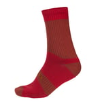 Endura Hummvee Waterproof Socks II - Rust Red / L/XL