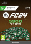 EA SPORTS FC 24 - 5900 Ultimate Team Points Clé (Xbox One/Series X|S) GLOBAL