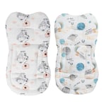 Baby Stroller Cushion Insert Infant Car Mat Back And Spine Support Pad ✲