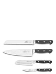 Lion Sabatier Knife Set Pluton 4-Pack Silver