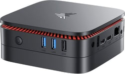 Mini Pc ¿ntel Alder Lake-N100(Jusqu'À 3,4 Ghz) Ak1 Plus 16Go Ddr4 512Go M.2 Ssd,Mini Ordinateur De Bureau,Mini Tour Pc 4K Uhd/Hdmi 2.0/Lan/Dual-Band Wifi/Bt 4.2/Vesa Pour Bureau,Étude,Maison