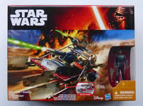 STAR WARS NEW THE FORCE AWAKENS SAGA DESERT LANDSPEEDER + FINN JAKKU FIGURE MISB